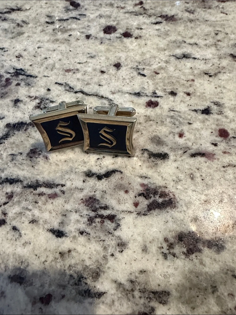 Mixed Gold & Silver Cufflink Set